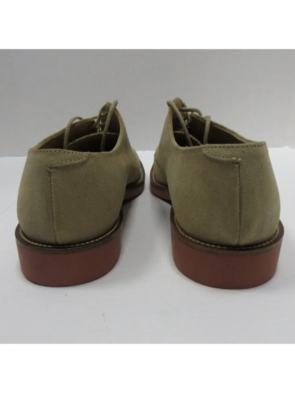 VINTAGE GAP Shoes 10.5 D Khaki Classic Buck Suede Leather Derby NEW
